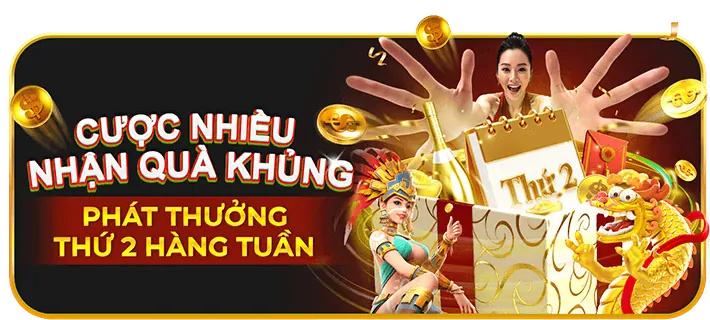Banner khuyến mãi thưởng nạp lại hàng tuần đá gà tại 888aa nhà cái